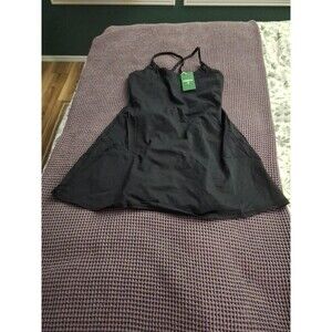 halara easy peezy dress M Black NWT